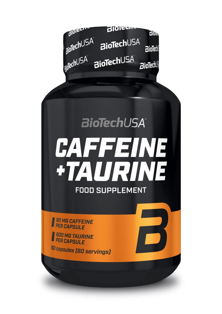 Pre-antrenament , BioTechUSA Caffeine+Taurine 60caps - gym-stack.ro