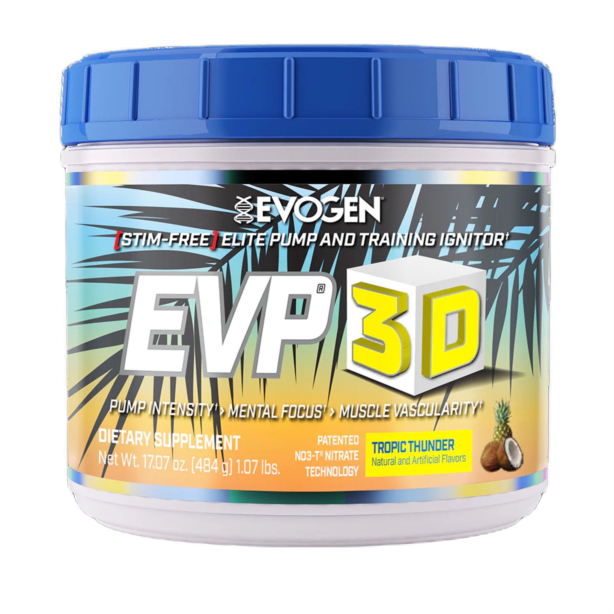 Pre-antrenament, Evogen, EVP 3D fara cafeina, 20/40 serviri - gym-stack.ro