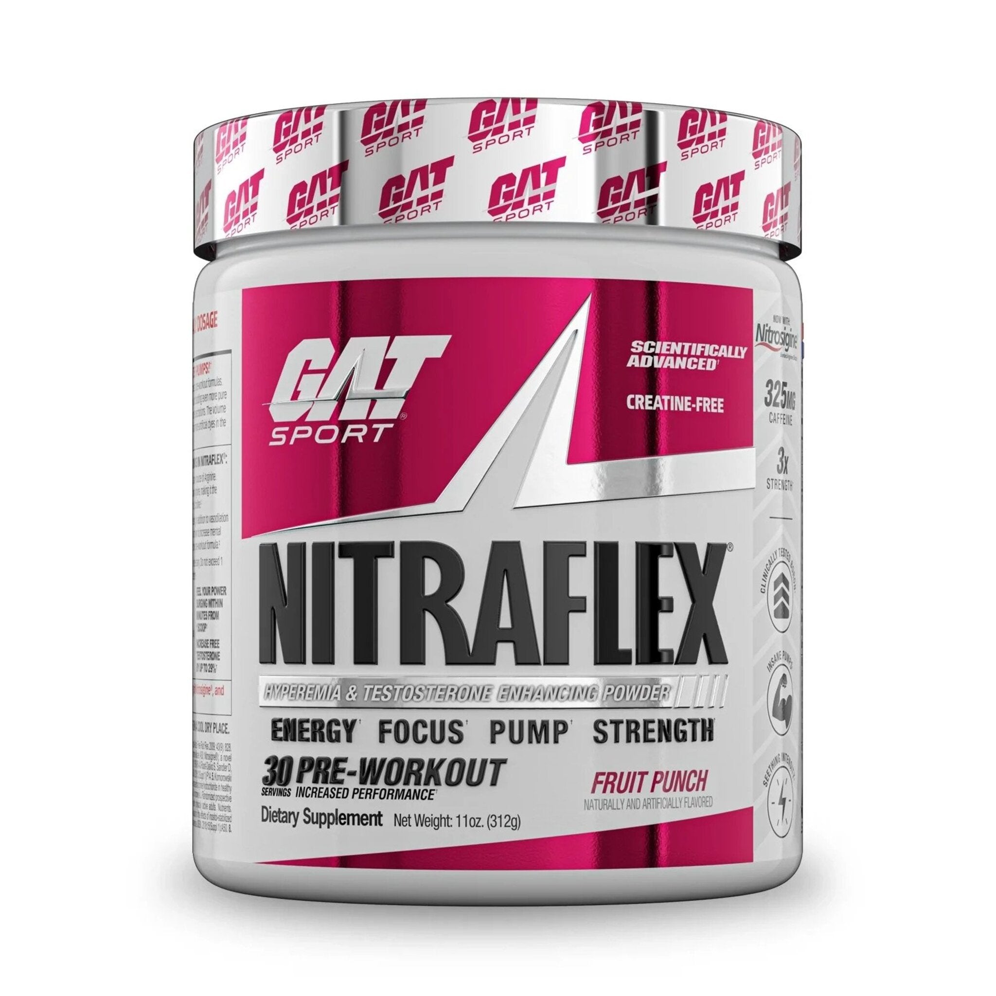 Black Friday - Reduceri Pre-Workout, GAT Sport, NitraFlex, 300g Promotie