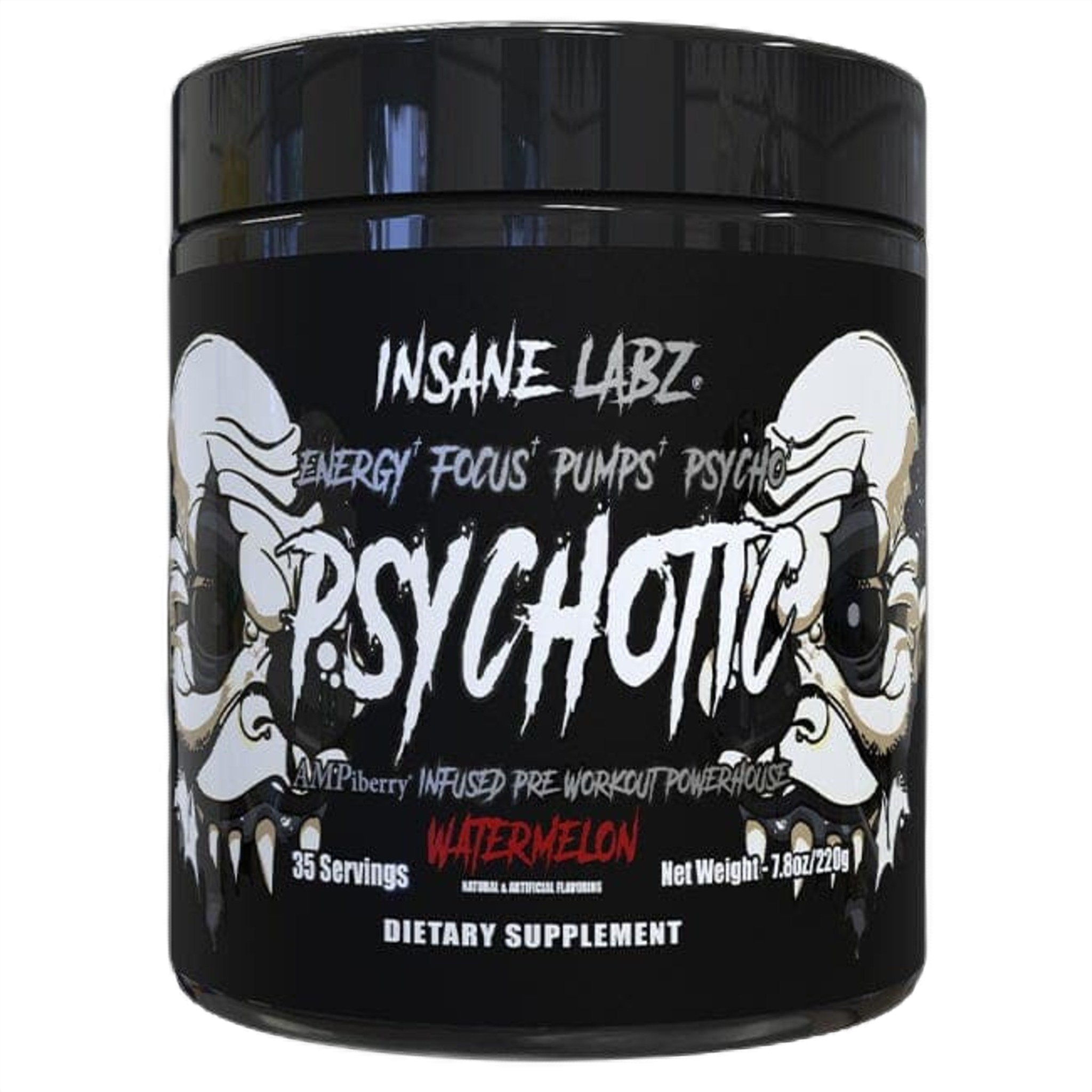 Pre-Antrenament, Insane Labz Psychotic Black, 220g - gym-stack.ro