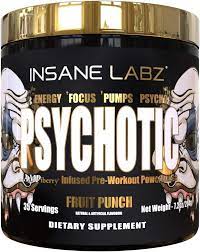 Pre-antrenament , Insane Labz Psychotic Gold, 203g - gym-stack.ro
