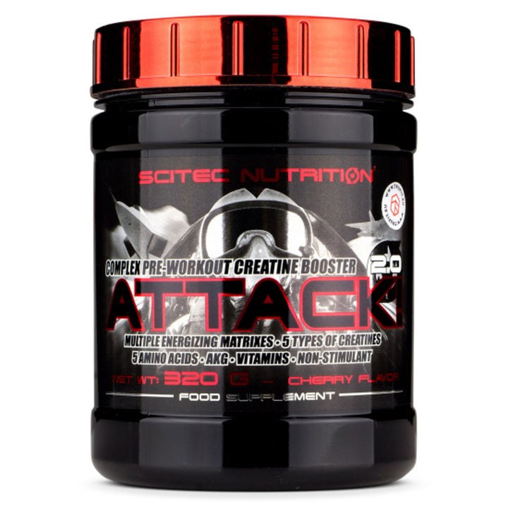 Pre-antrenament - Scitec Nutrion Attack 2.0 320g - gym-stack.ro