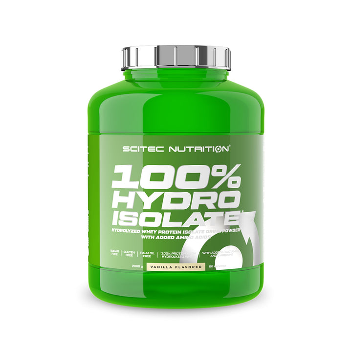 Proteina din zer hidroizolata, Scitec Nutrition, 100% Hydro Isolate, 2000g - gym-stack.ro