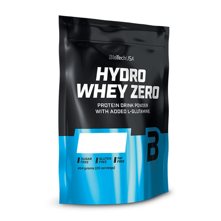 Proteina din zer hidrolizata - BioTechUSA Hydro Whey Zero 454g - gym-stack.ro