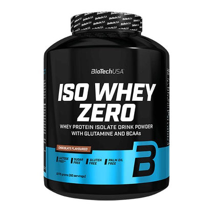 Proteina din zer izolata - BioTechUSA Iso Whey Zero 2270g - gym-stack.ro