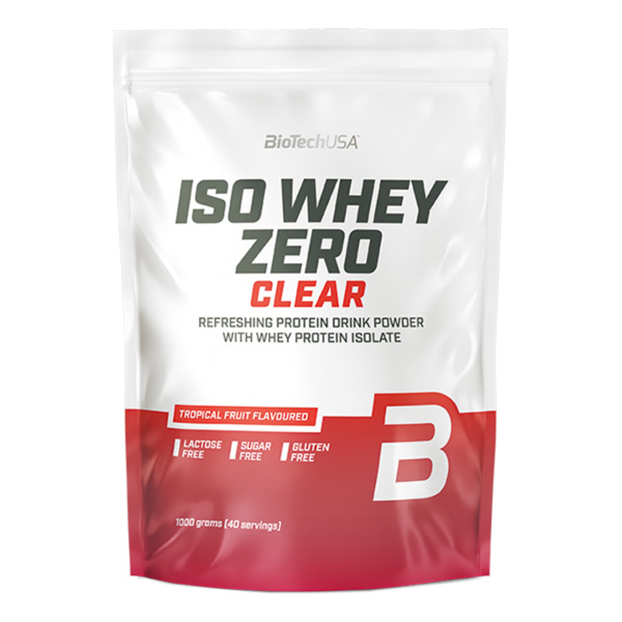 Proteina din zer Izolata Clear, BioTechUSA, Iso Whey Zero Clear, 1000g