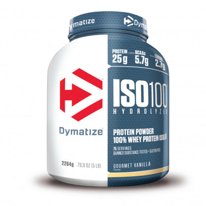 Proteina din zer izolata - Dymatize Iso100 2200g - gym-stack.ro