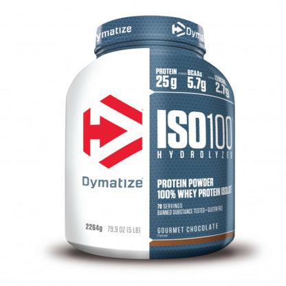 Proteina din zer izolata - Dymatize Iso100 2200g - gym-stack.ro