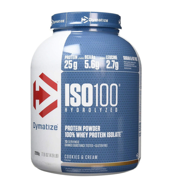 Proteina din zer izolata - Dymatize Iso100 2200g - gym-stack.ro