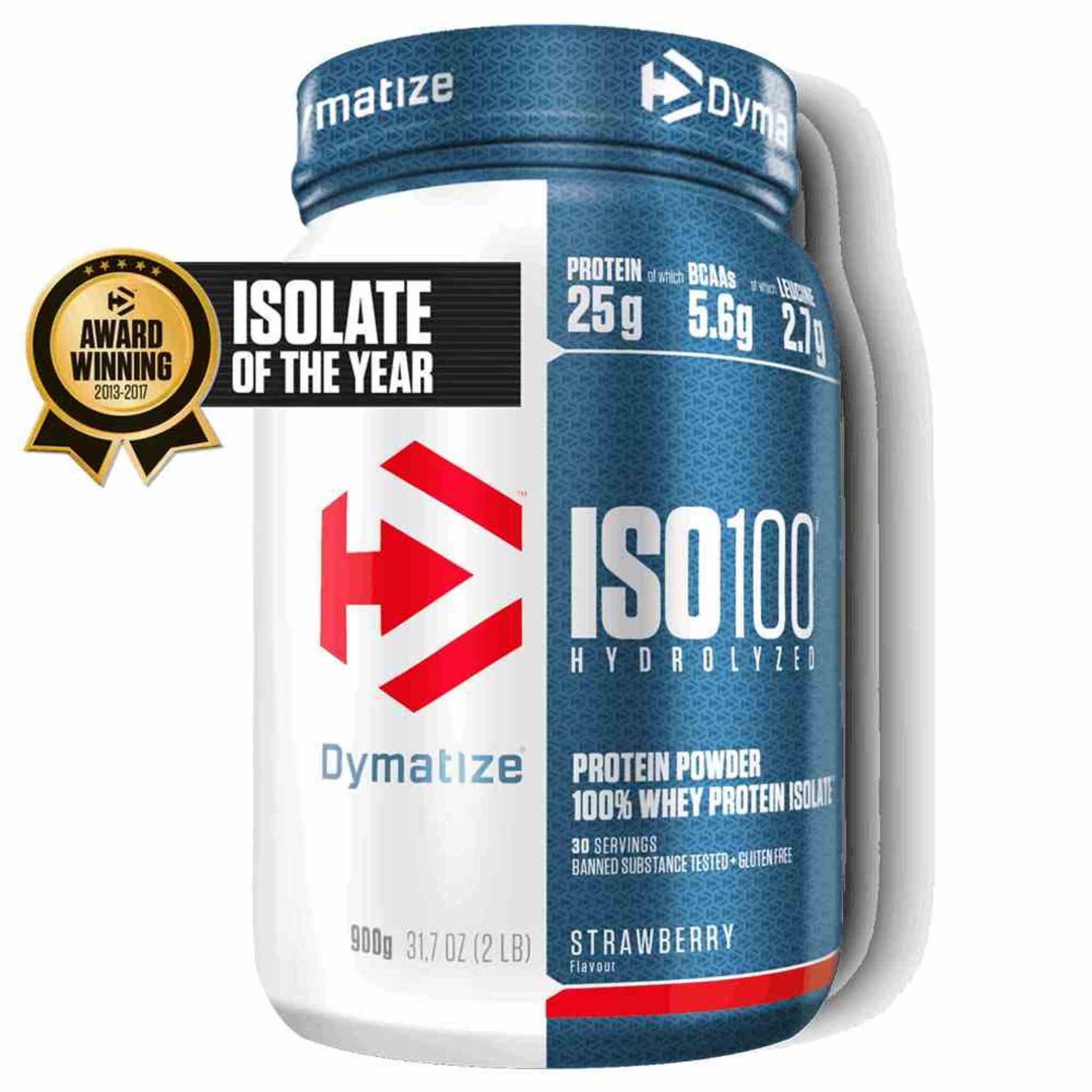 Black Friday - Reduceri Proteina din Zer Izolata, Dymatize, Iso100, 900g Promotie