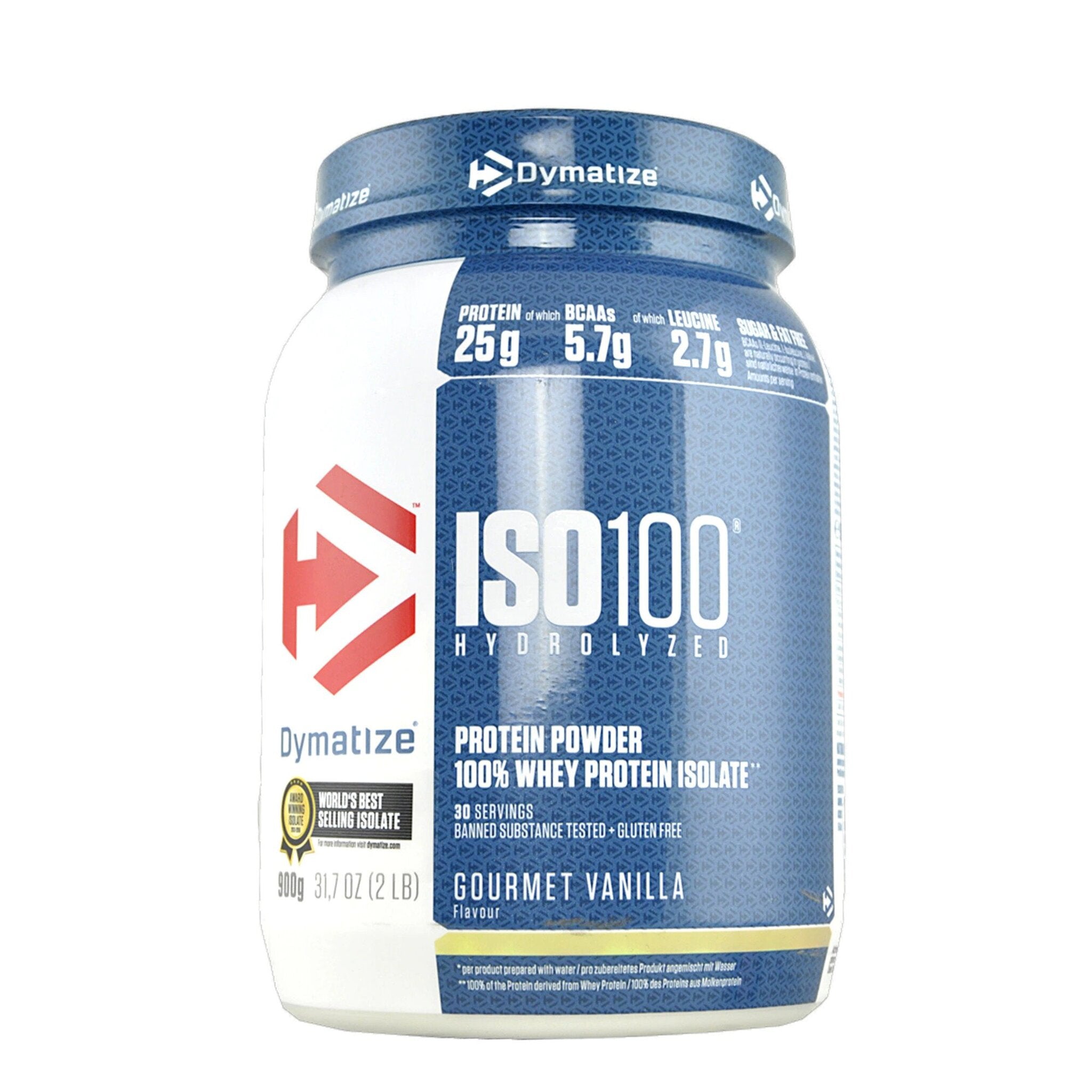 Proteina din zer izolata, Dymatize, Iso100, 900g - gym-stack.ro