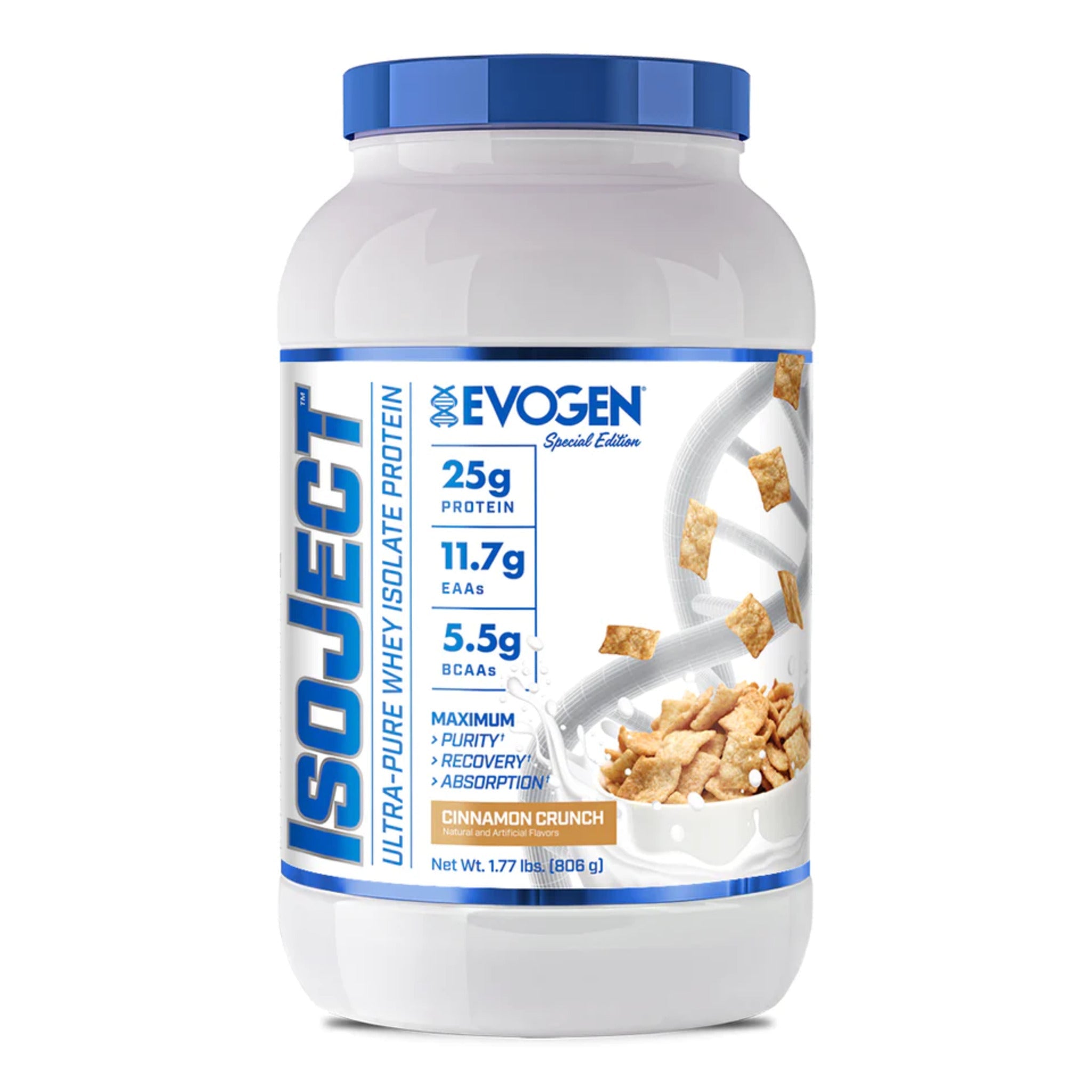 Proteina din zer izolata, Evogen, IsoJect, 896 g - gym-stack.ro