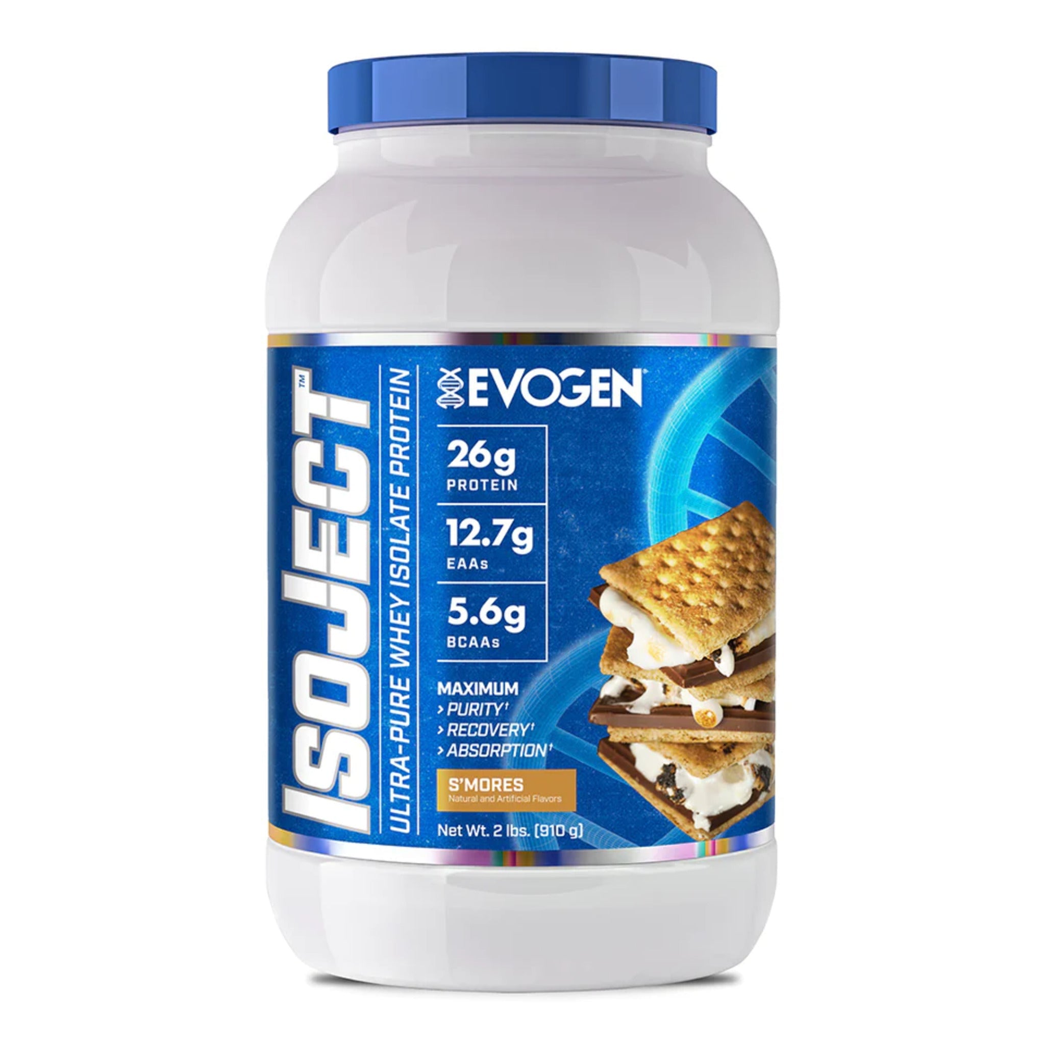 Proteina din zer izolata, Evogen, IsoJect, 896 g - gym-stack.ro