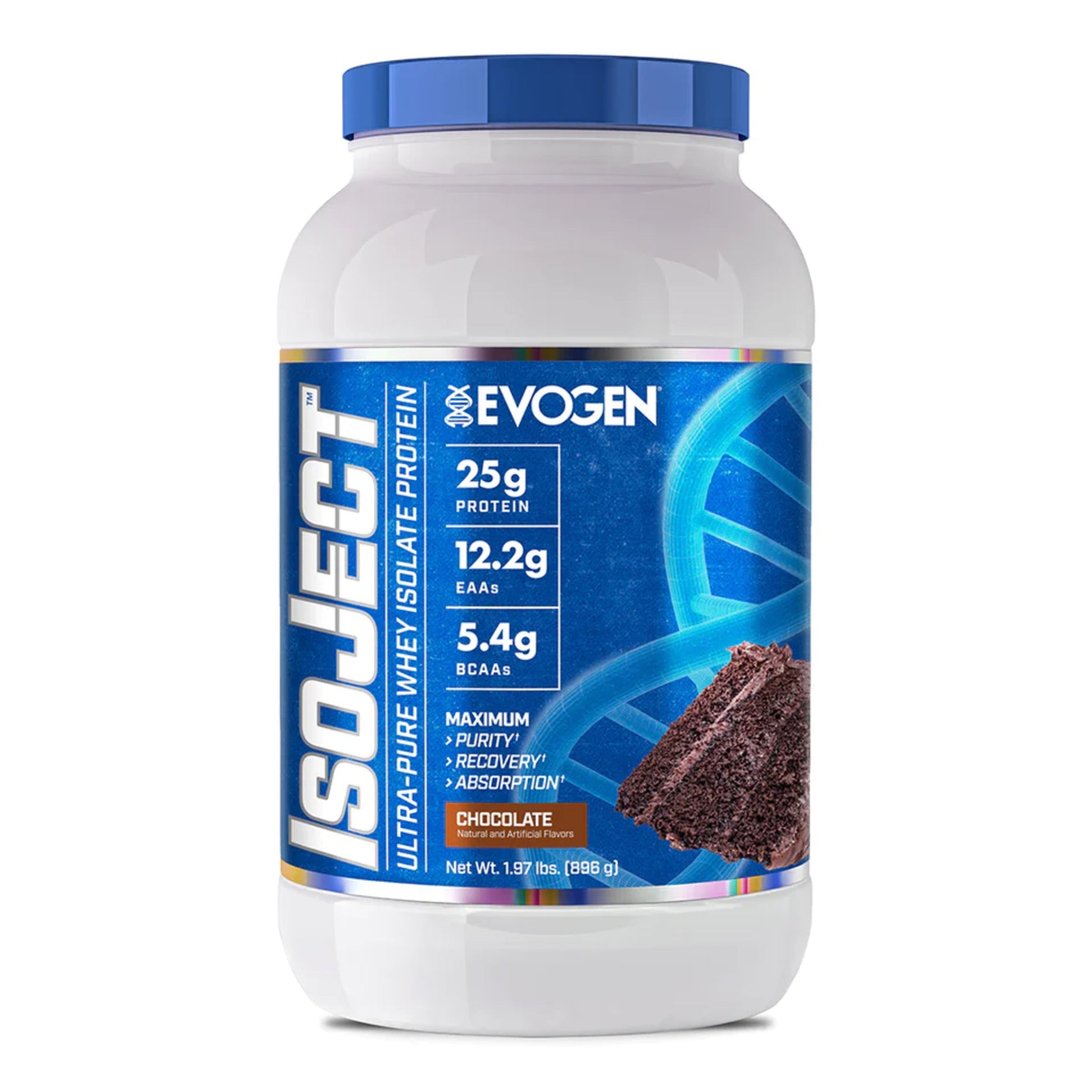 Proteina din zer izolata, Evogen, IsoJect, 896 g - gym-stack.ro