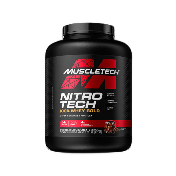 Proteina Din Zer, Muscletech 100% Whey Gold, 2,27 kg - gym-stack.ro