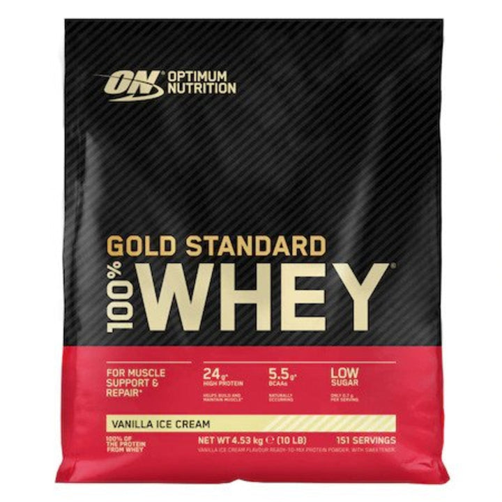 Proteina din zer - ON 100% Whey Gold Standard 4500g - gym-stack.ro