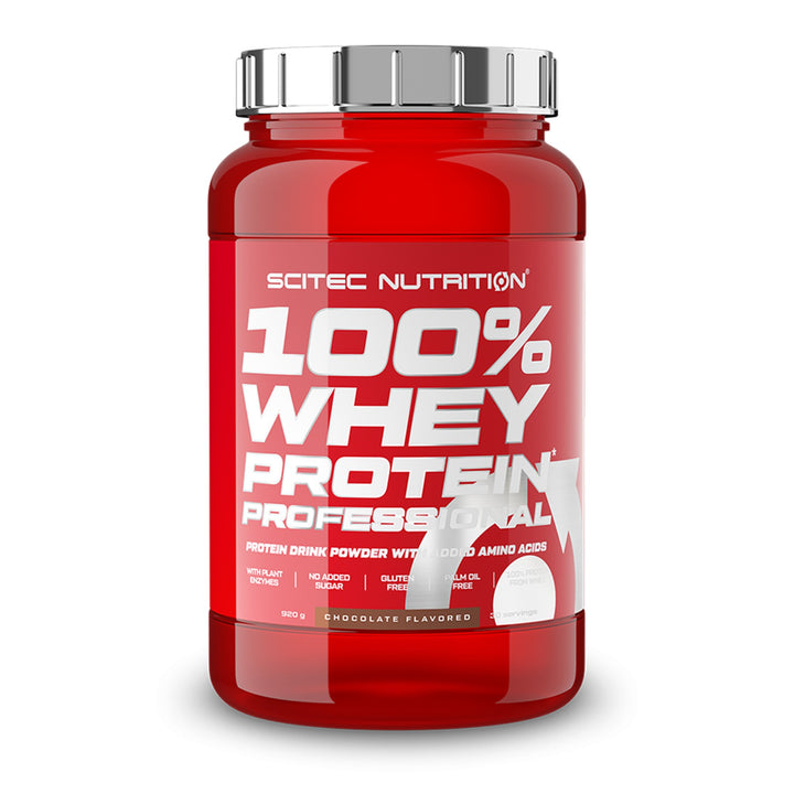 Proteina din zer - Scitec Nutrition 100% Whey Protein Professioal 920g - gym-stack.ro