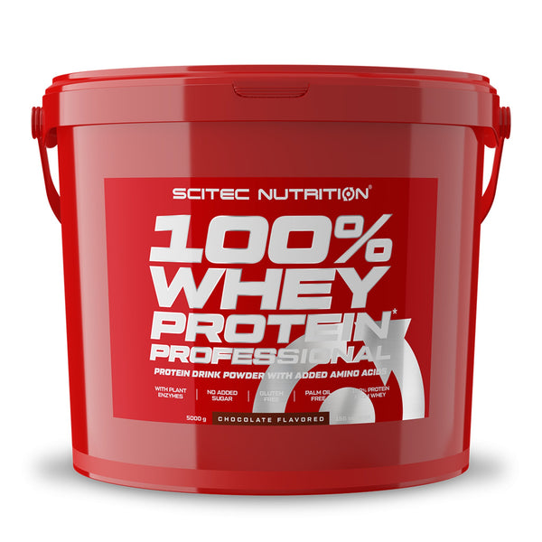 Proteina din zer - Scitec Nutrition 100% Whey Protein Professional 5000g - gym-stack.ro