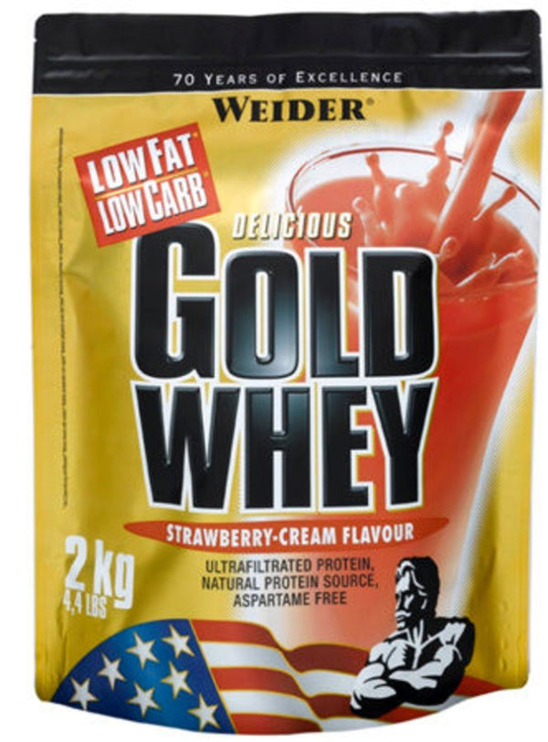 Proteina din zer Weider Gold Whey 2000g - gym-stack.ro