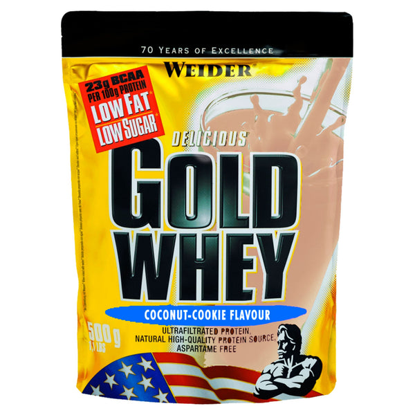 Proteina din zer Weider Gold Whey 500g - gym-stack.ro