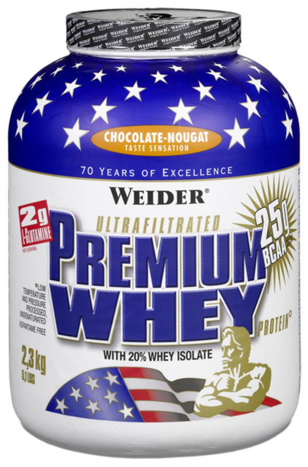 Proteina din zer Weider Premium Whey Protein 2300g - gym-stack.ro