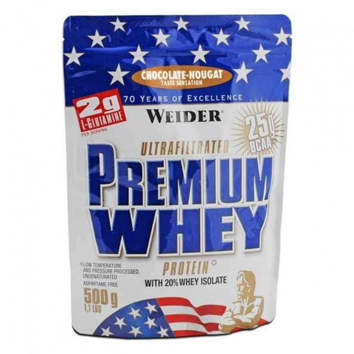 Proteina din zer Weider Premium Whey Protein 500g - gym-stack.ro