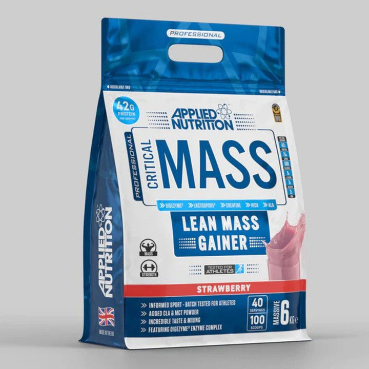 Proteina masa musculara , Applied Nutrition Critical Mass, 6000g - gym-stack.ro