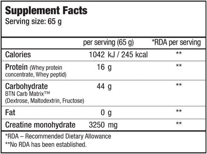 Proteina masa musculara, BioTechUSA, Hyper Mass, 1000g - gym-stack.ro