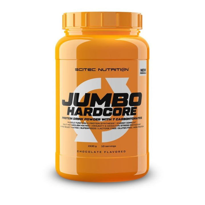 Proteina masa musculara , Scitec Nutrition Jumbo Hardcore 1530 g - gym-stack.ro