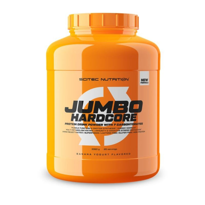 Proteina masa musculara , Scitec Nutrition Jumbo Hardcore 3060g - gym-stack.ro