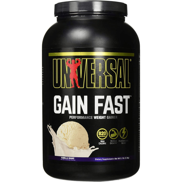 Proteina masa musculara Universal Gain Fast, 2300g - gym-stack.ro