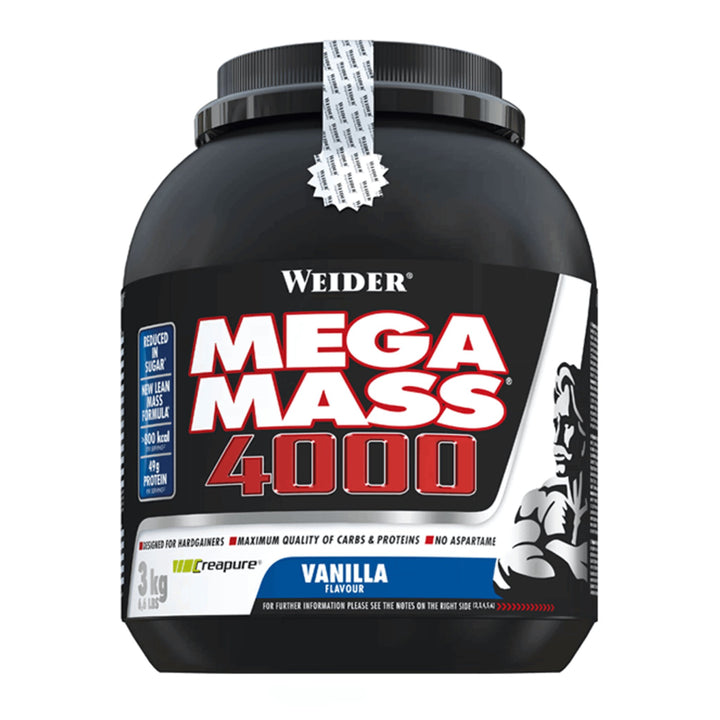 Proteina masa musculara , Weider Mega Mass 4000 3Kg - gym-stack.ro