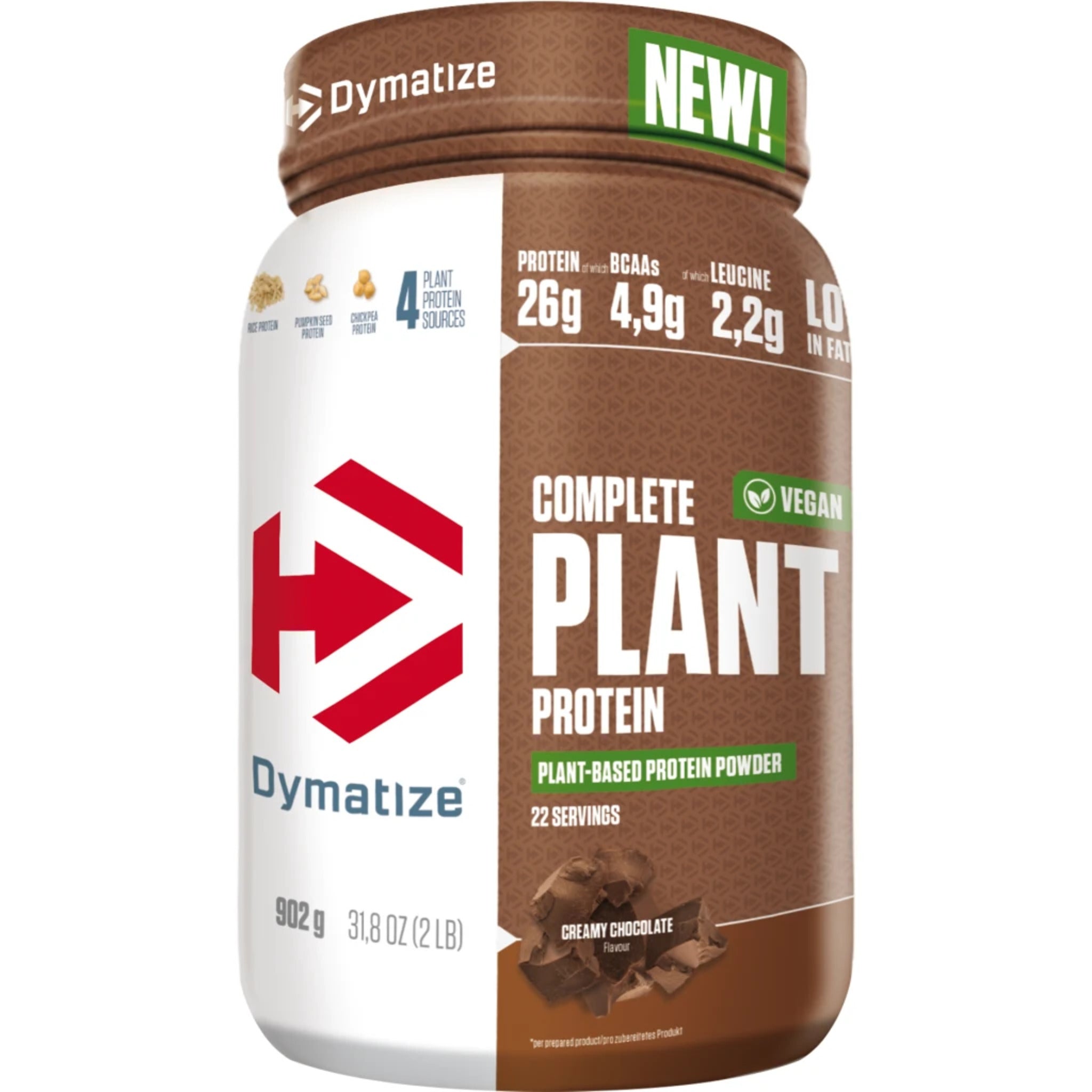 Black Friday - Reduceri Proteina Vegana, Dymatize, Plant Protein, 902g Promotie