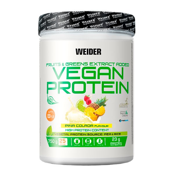 Proteina vegana Weider Vegan Protein 750g - gym-stack.ro