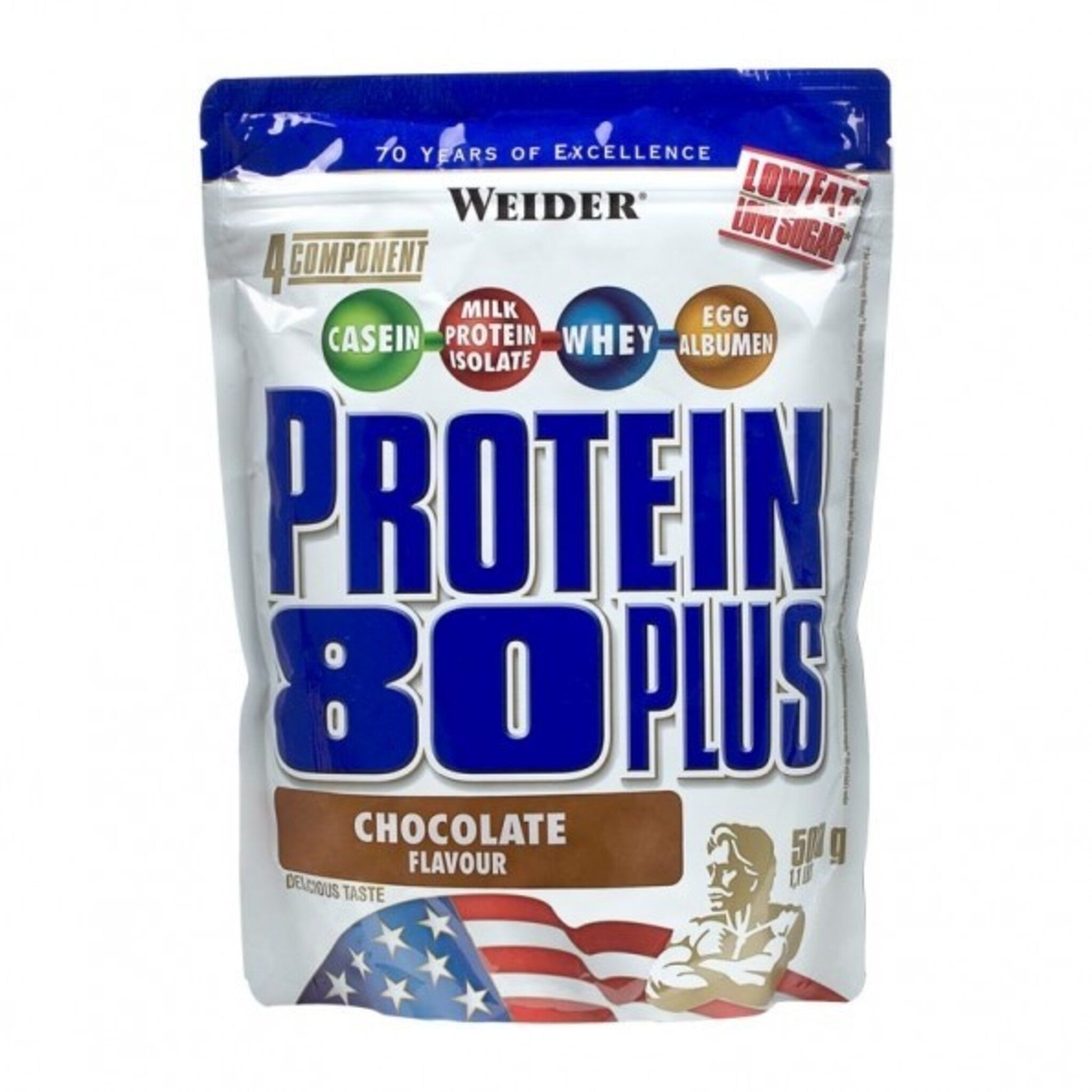 Black Friday - Reduceri Proteine, Weider, Protein 80 Plus, 500g Promotie