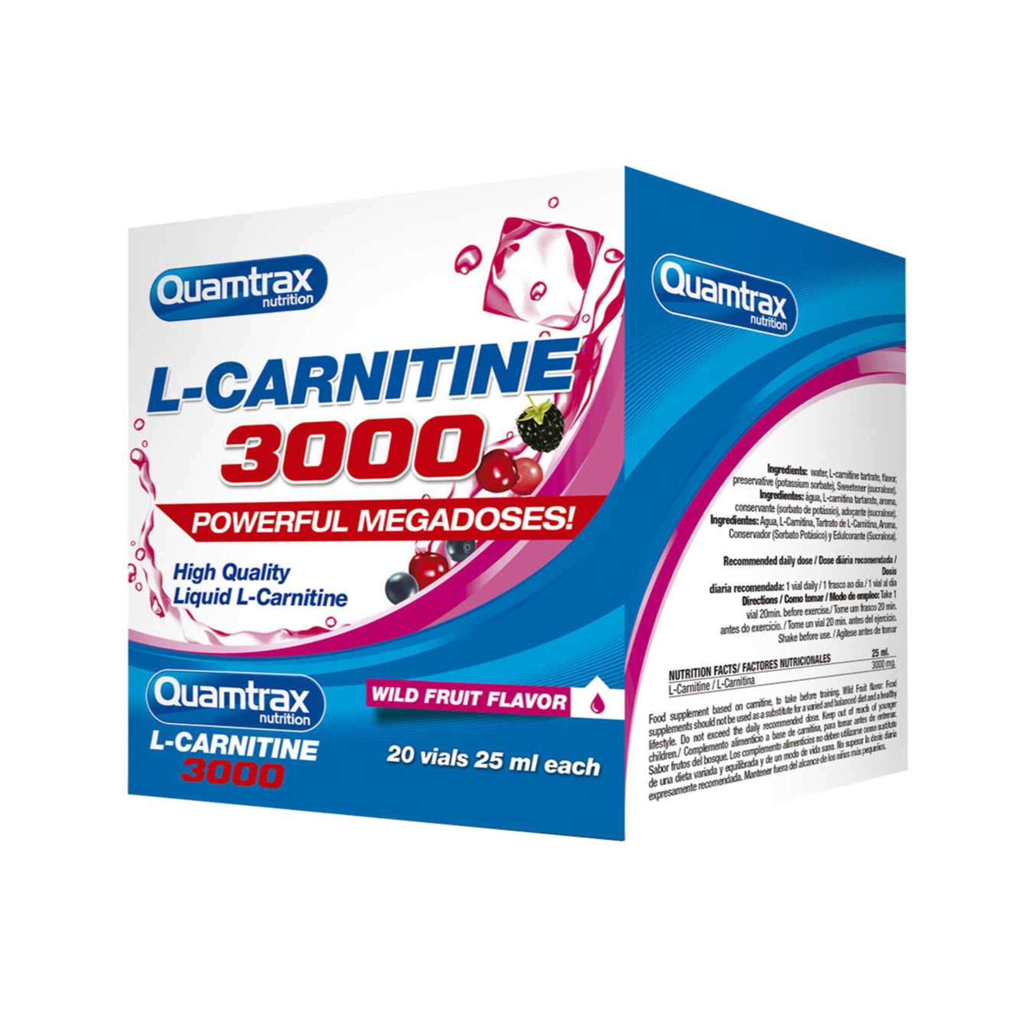 Black Friday - Reduceri Quamtrax L-Carnitina 3000 mg, 25ml Promotie