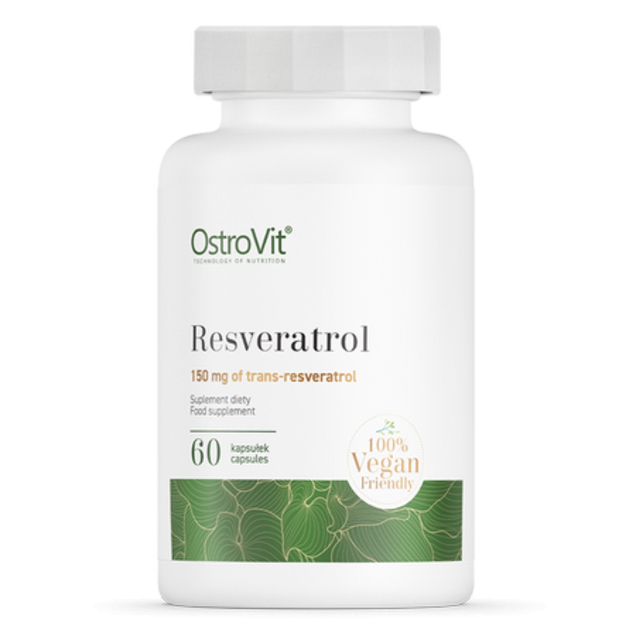 Resveratrol, OstroVit Resveratrol, 60caps