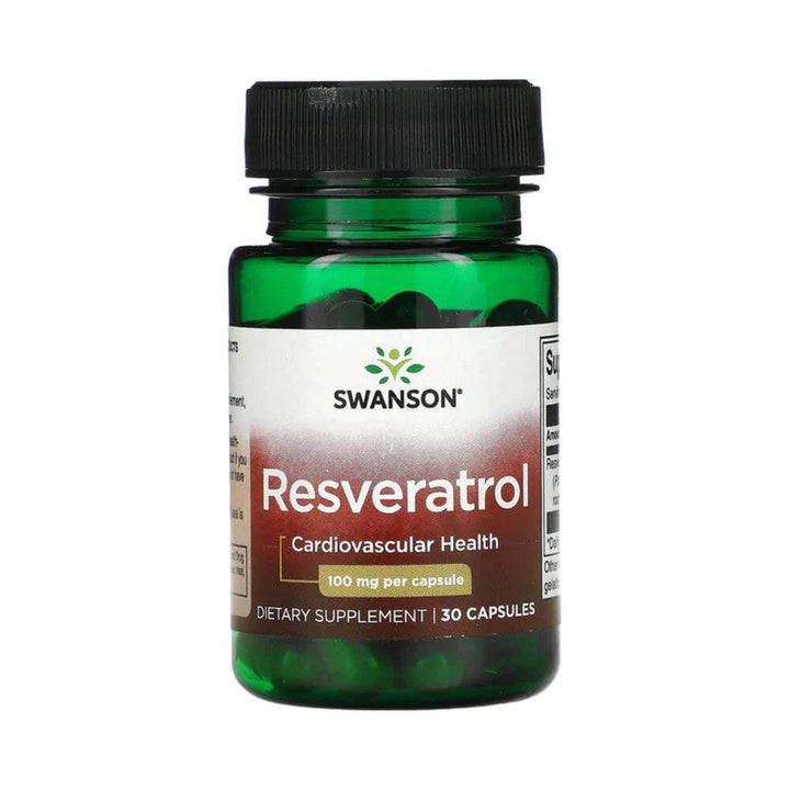 RESVERATROL - SWANSON Resveratrol 100mg 30 capsule - gym-stack.ro
