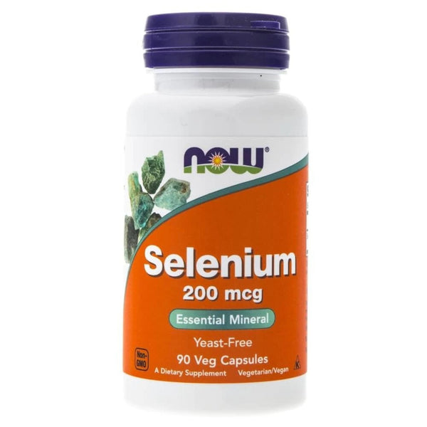 Seleniu , Now Foods Selenium 200mcg - 90 Capsule - gym-stack.ro