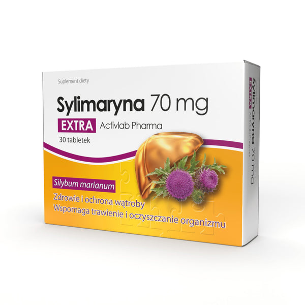 Silimarina, Activlab, Sylimaryna 70mg, 30 tablete - gym-stack.ro