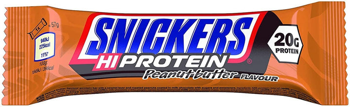Snickers Hi Protein Bar Peanut Butter 57 g | Baton proteic - gym-stack.ro