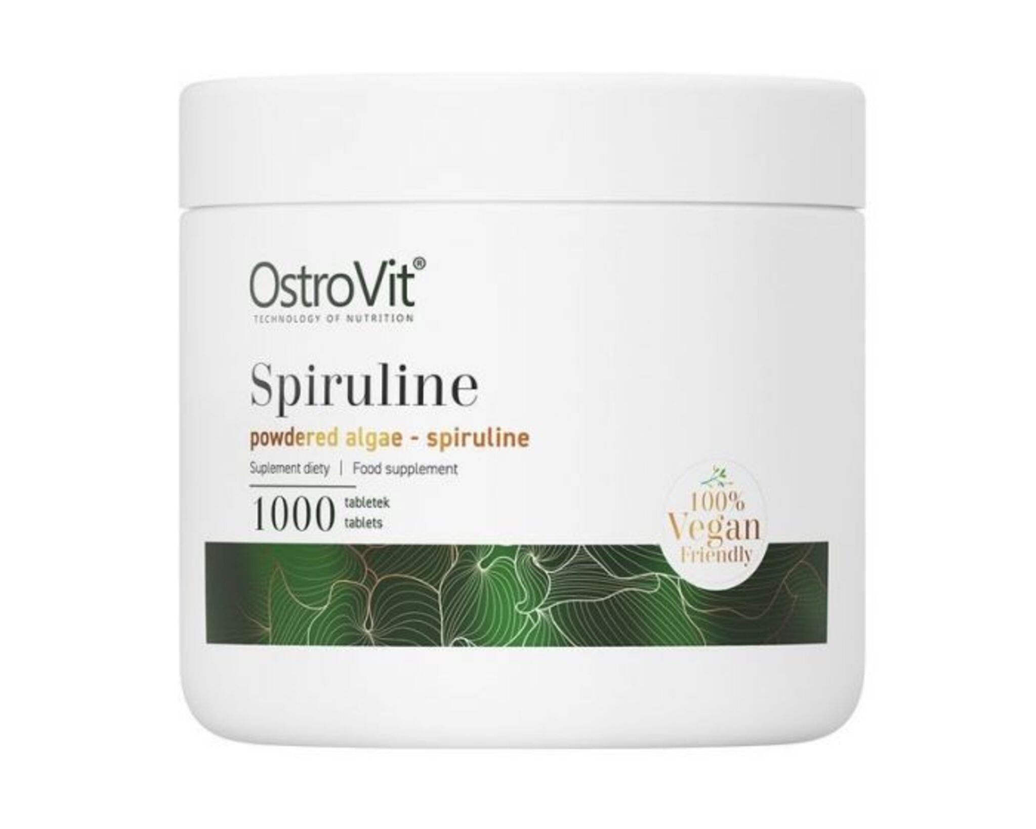 Spirulina - OstroVit Spiruline, 1000 tabs - gym-stack.ro