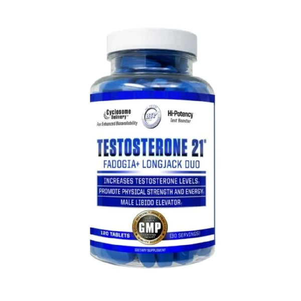 Supliment pentru cresterea testosteronului, Hi Tech Pharma, Testosterone 21, Fadogia agrestis+ Tongkat Ali, 120 Tablete - gym-stack.ro