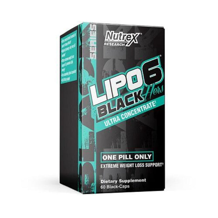 Supliment Scadere in Greutate, Nutrex, Lipo 6 Black Hers, 60caps EXP: 02/2024 - gym-stack.ro