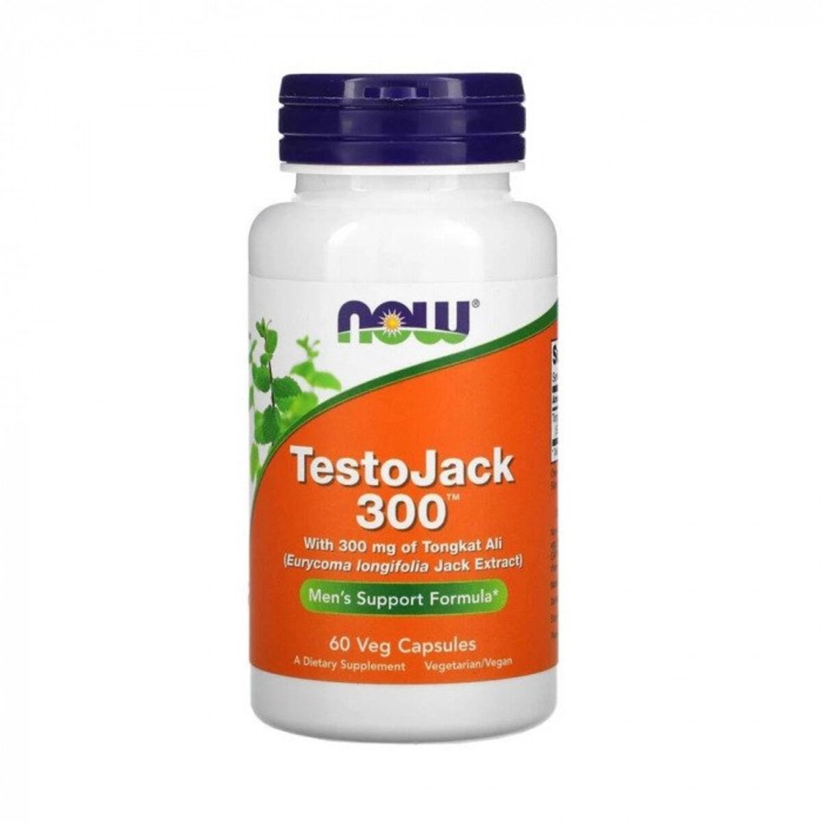 Black Friday - Reduceri Tongkat Ali, NOW Foods, TestoJack 300, 60Veg Capsules Promotie