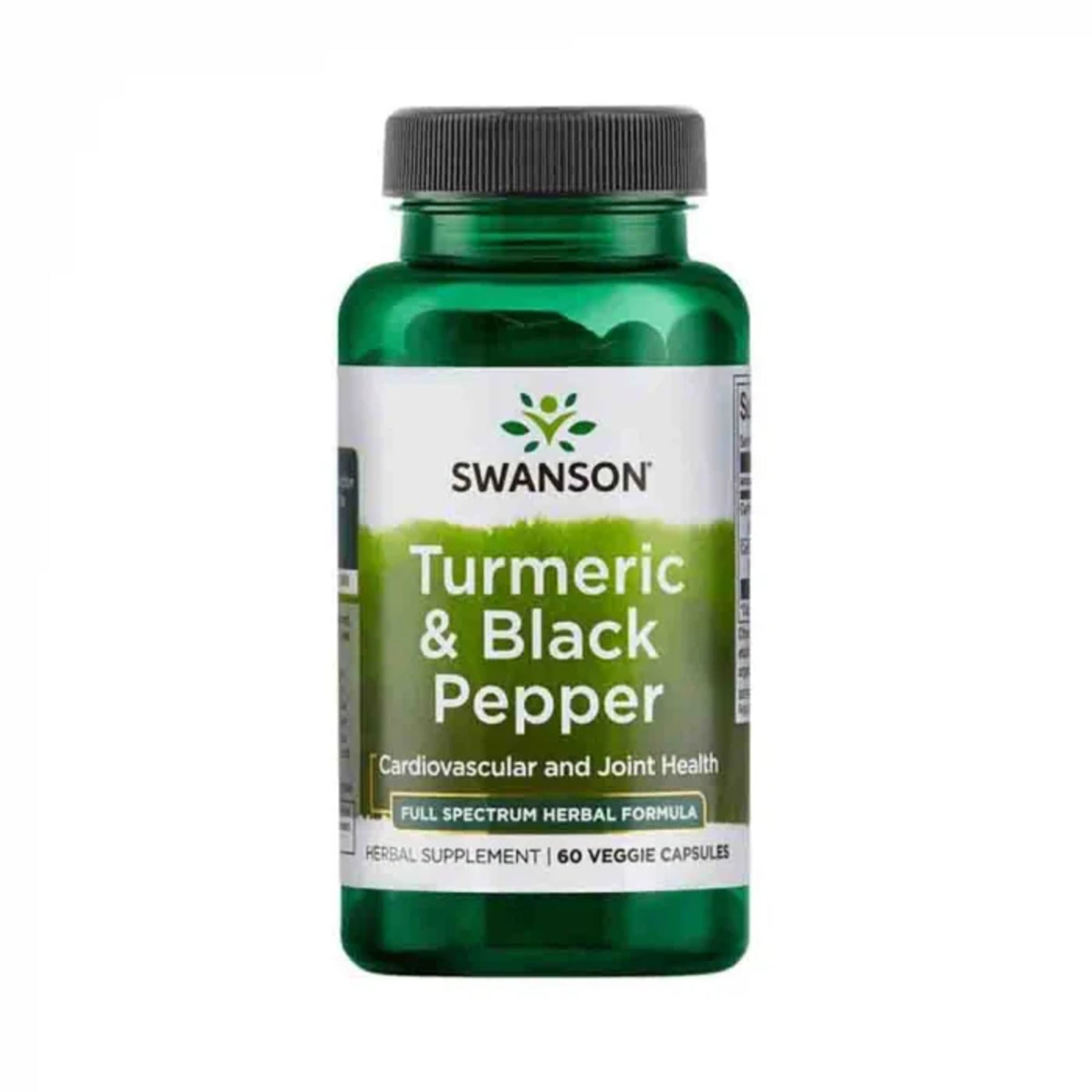 Black Friday - Reduceri Turmeric + Piper Negru, Swanson, Turmeric & Black Pepper, 60veg caps Promotie