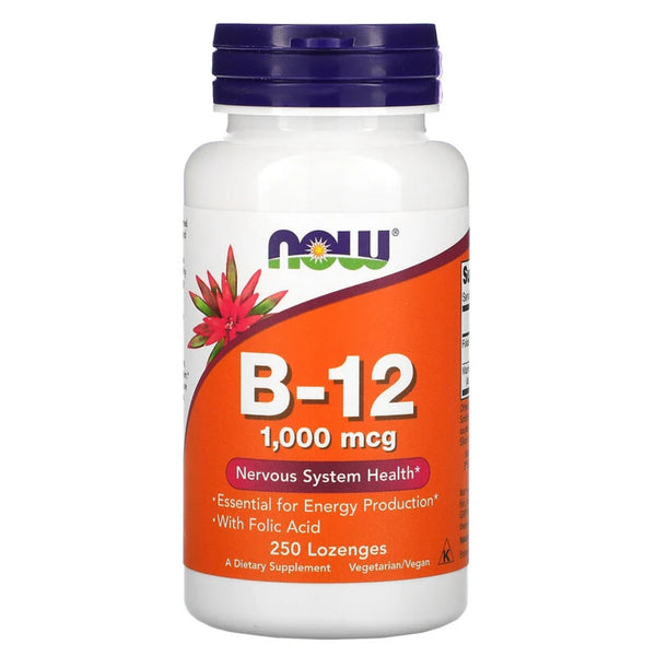 Vitamina B-12, Now Foods, B-12 1000mcg, 100tablete - gym-stack.ro