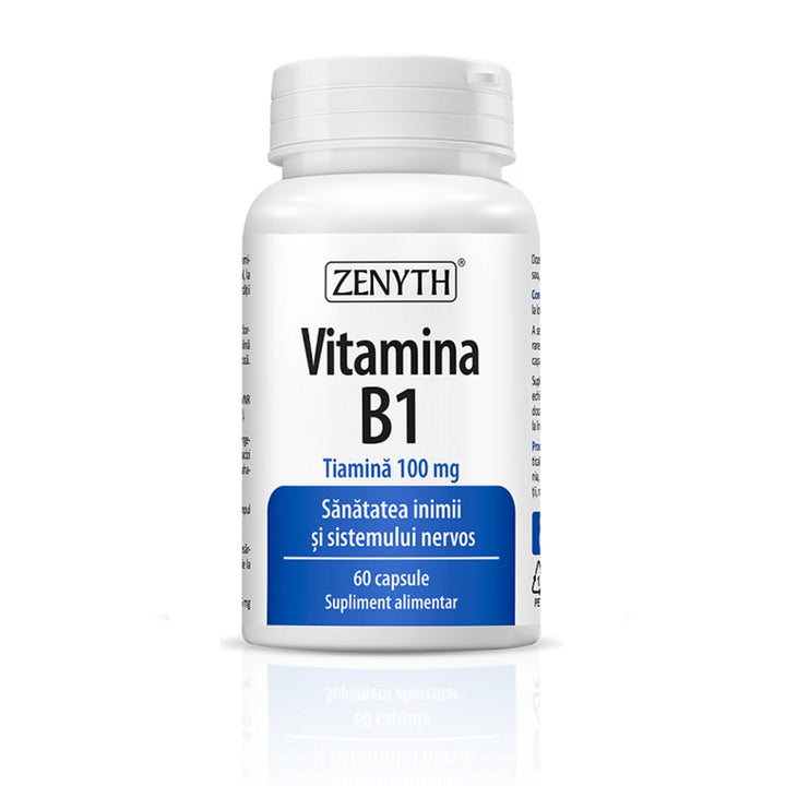 Vitamina B1, Zenyth Vitamina B1, 60 caps - gym-stack.ro