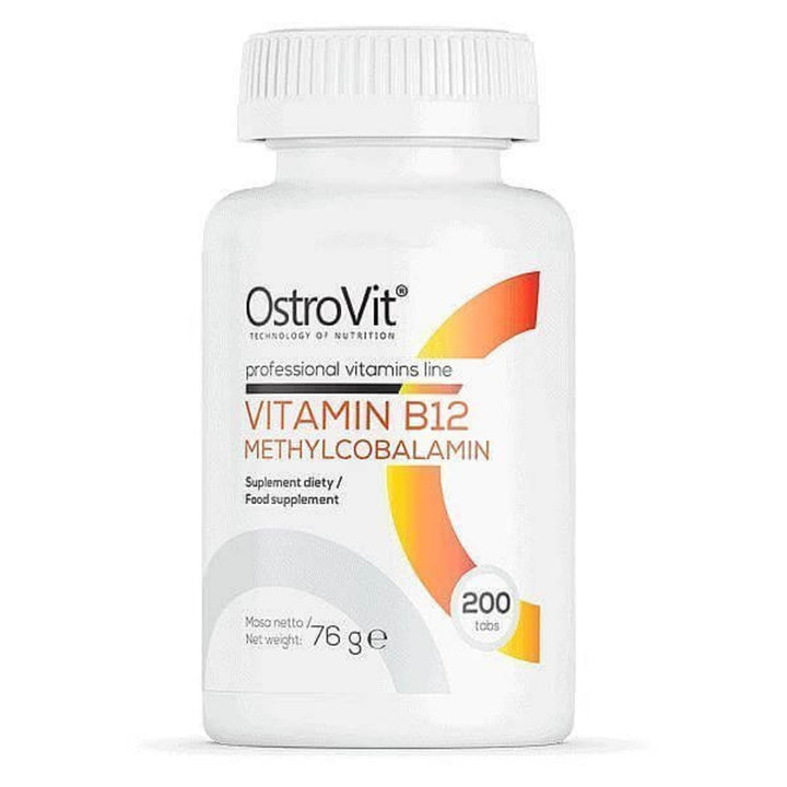 Vitamina B12, OstroVit Vitamin B12 Methylcobalamin 200 tabs - gym-stack.ro