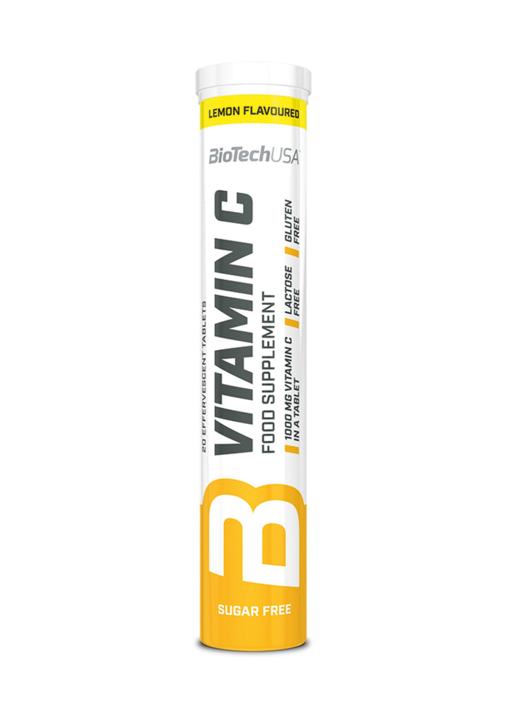 Vitamina C efervescenta , BiotechUsa Vitamin C 20 tabs - gym-stack.ro